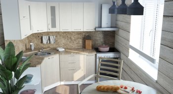 Кухонный гарнитур Ольга оптима 3 1500х1800 мм (Герда) в Асбесте - asbest.mebel-e96.ru