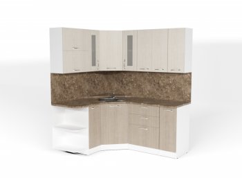 Кухонный гарнитур Ольга оптима 3 1500х1800 мм (Герда) в Асбесте - asbest.mebel-e96.ru