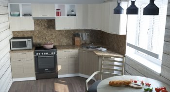 Кухонный гарнитур Ольга оптима 5 2700х1600 мм (Герда) в Асбесте - asbest.mebel-e96.ru