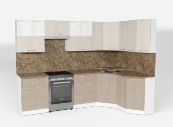 Кухонный гарнитур Ольга оптима 5 2700х1600 мм (Герда) в Асбесте - asbest.mebel-e96.ru