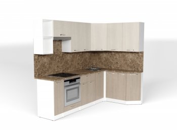 Кухонный гарнитур Ольга прайм 5 2300х1500 мм (Герда) в Асбесте - asbest.mebel-e96.ru