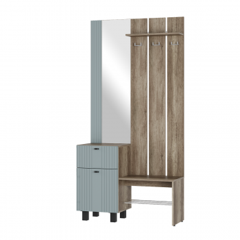 Прихожая Олива шарли бриз софт, модульная (БТС) в Асбесте - asbest.mebel-e96.ru
