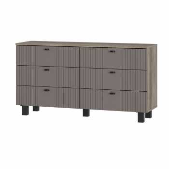 Комод Олива КМ-04 муссон софт (БТС) в Асбесте - asbest.mebel-e96.ru