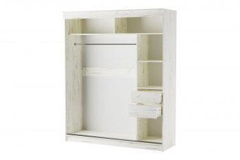 Шкаф-купе 1800 мм Орион крафт белый(Памир) в Асбесте - asbest.mebel-e96.ru