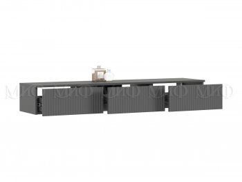 Стенка Оскар комп.2 графит (Миф) в Асбесте - asbest.mebel-e96.ru