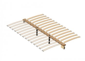 Кровать из массива Грация-1 Льняной (БМ) в Асбесте - asbest.mebel-e96.ru