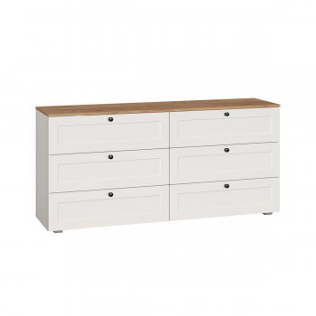 Комод Остин 16.240 белый (Моби) в Асбесте - asbest.mebel-e96.ru