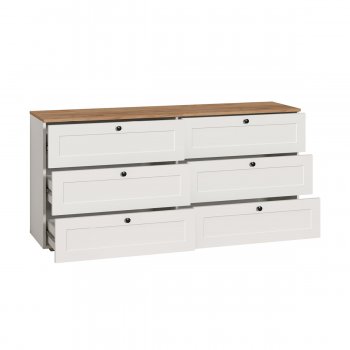 Комод Остин 16.240 белый (Моби) в Асбесте - asbest.mebel-e96.ru