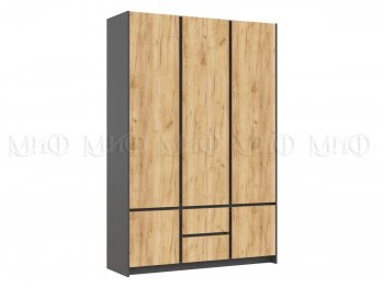 Спальный гарнитур Остин крафт/графит, модульный (Миф) в Асбесте - asbest.mebel-e96.ru