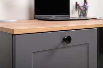 Стол письменный 12.159 Остин графит (Моби) в Асбесте - asbest.mebel-e96.ru