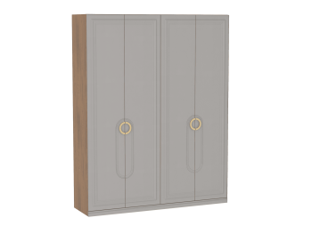 Шкаф 1800 мм 4-дверный с доп. ящиками Палермо (СБК) в Асбесте - asbest.mebel-e96.ru