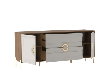 Комод широкий Палермо (СБК) в Асбесте - asbest.mebel-e96.ru