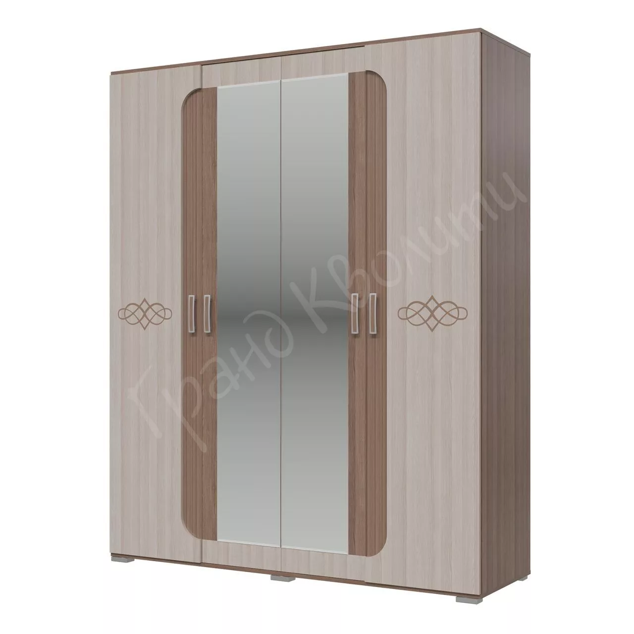 Шкаф 4-х дверный 1800 Пальмира(ГК) в Асбесте - asbest.mebel-e96.ru