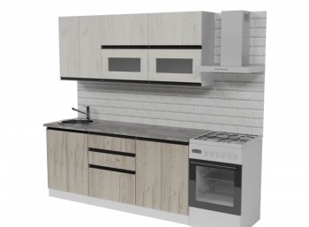 Кухонный гарнитур Паола макси 1800 мм (Герда) в Асбесте - asbest.mebel-e96.ru