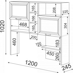 Набор подростковой мебели Остин модульный (Риннер) в Асбесте - asbest.mebel-e96.ru