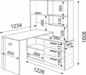 Подростковая мебель Волкер модульная (Риннер) в Асбесте - asbest.mebel-e96.ru