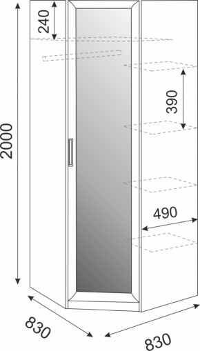 Подростковая мебель Волкер модульная (Риннер) в Асбесте - asbest.mebel-e96.ru