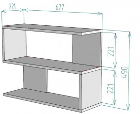 Полка S29 (Белый) в Асбесте - asbest.mebel-e96.ru