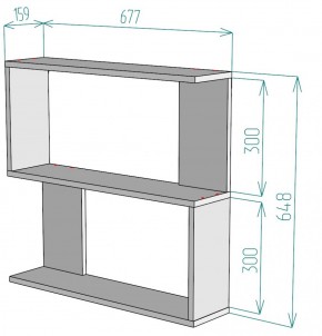 Полка S31 (Белый) в Асбесте - asbest.mebel-e96.ru