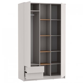 Шкаф 1200 мм для одежды 89.01 Прайм, кашемир (Олмеко) в Асбесте - asbest.mebel-e96.ru
