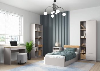 Набор детской мебели Прайм модульный (Олмеко) в Асбесте - asbest.mebel-e96.ru