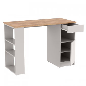 Стол письменный 89.10 Прайм (с тумбой и полками) (Олмеко) в Асбесте - asbest.mebel-e96.ru