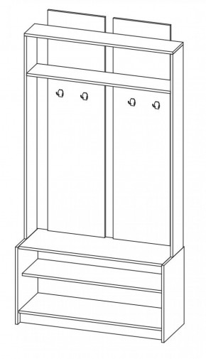 Прихожая Марица модульная (Венге/Дуб молочный) (ВНК) в Асбесте - asbest.mebel-e96.ru