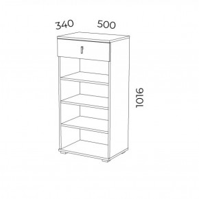 Прихожая Зетта (модульная) в Асбесте - asbest.mebel-e96.ru