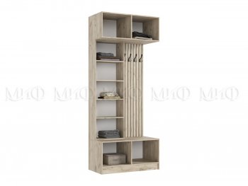 Прихожая Роджина крафт серый/кашемир, модульная (Миф) в Асбесте - asbest.mebel-e96.ru