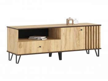 Тумба ТВ (1500) Роджина дуб крафт (Миф) в Асбесте - asbest.mebel-e96.ru