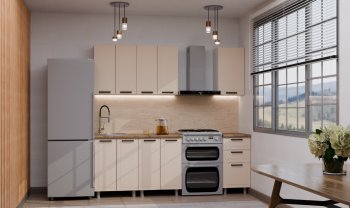 Кухонный гарнитур Ромашка 1600 мм Кашемир (Аленка) в Асбесте - asbest.mebel-e96.ru