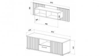 Рони Дуб вотан/Венге (Лин) в Асбесте - asbest.mebel-e96.ru