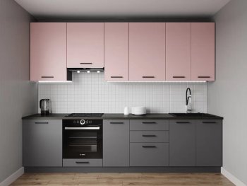 Кухонный гарнитур высокий Роза 3000 мм (Санвут) в Асбесте - asbest.mebel-e96.ru