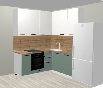 Кухонный гарнитур угловой 2000*1400 мм (Санвут) в Асбесте - asbest.mebel-e96.ru