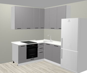 Кухонный гарнитур угловой 2000*1400 мм (Санвут) в Асбесте - asbest.mebel-e96.ru