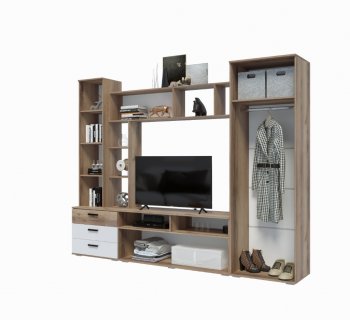 Стенка Крокус белый (Эра) в Асбесте - asbest.mebel-e96.ru