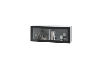 Шкаф горизонтальный с 1 стеклянной дверкой (900) Шарлиз (Можга) в Асбесте - asbest.mebel-e96.ru | фото