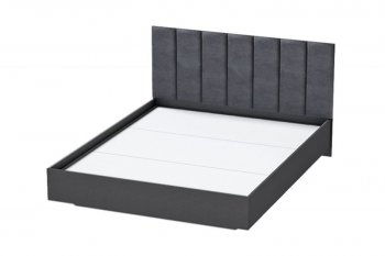 Кровать Шарм (арт.031М1) настил, Антрацит (Диал) в Асбесте - asbest.mebel-e96.ru | фото