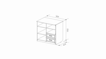 Шкаф комбинированный В-3 ШиК-7 (Уголок Школьника 2) в Асбесте - asbest.mebel-e96.ru