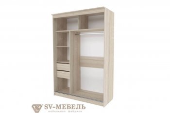 Шкаф-купе №25 1500 мм (СВ) в Асбесте - asbest.mebel-e96.ru