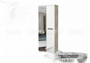 Шкаф 2-х створчатый ШК-22 с зеркалом Наоми в Асбесте - asbest.mebel-e96.ru | фото