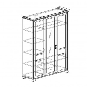 Шкаф 3-дверный Флора 900 (Яна) в Асбесте - asbest.mebel-e96.ru