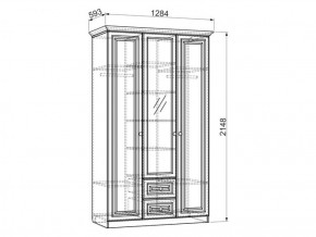 Шкаф 1300 мм 3-х створчатый Белла (Мебельсон) в Асбесте - asbest.mebel-e96.ru