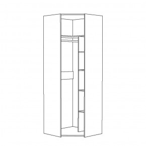 Шкаф для одежды 13.131 Амели в Асбесте - asbest.mebel-e96.ru