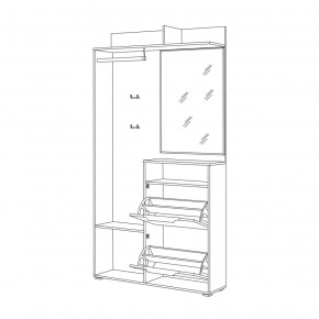 Шкаф комбинированный 10.13 Темпо в Асбесте - asbest.mebel-e96.ru