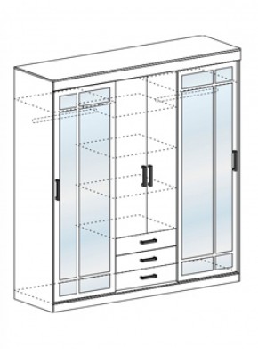 Шкаф-купе Лидер 2К 1700 мм (СтендМ) в Асбесте - asbest.mebel-e96.ru