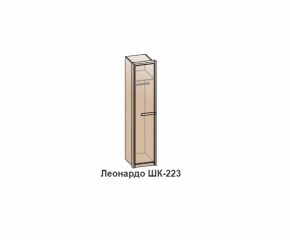 Шкаф ЛЕОНАРДО (ШК-223) Бодега белая в Асбесте - asbest.mebel-e96.ru | фото