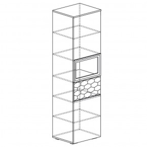 Шкаф многоцелевой Дели 61 (Яна) в Асбесте - asbest.mebel-e96.ru