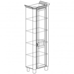 Шкаф-пенал Элли 573 (Яна) в Асбесте - asbest.mebel-e96.ru