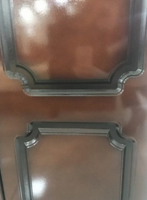 Шкаф 1600 мм ШК-4 с 2 зерк. ЛАК Орех Тёмный (БМ) в Асбесте - asbest.mebel-e96.ru